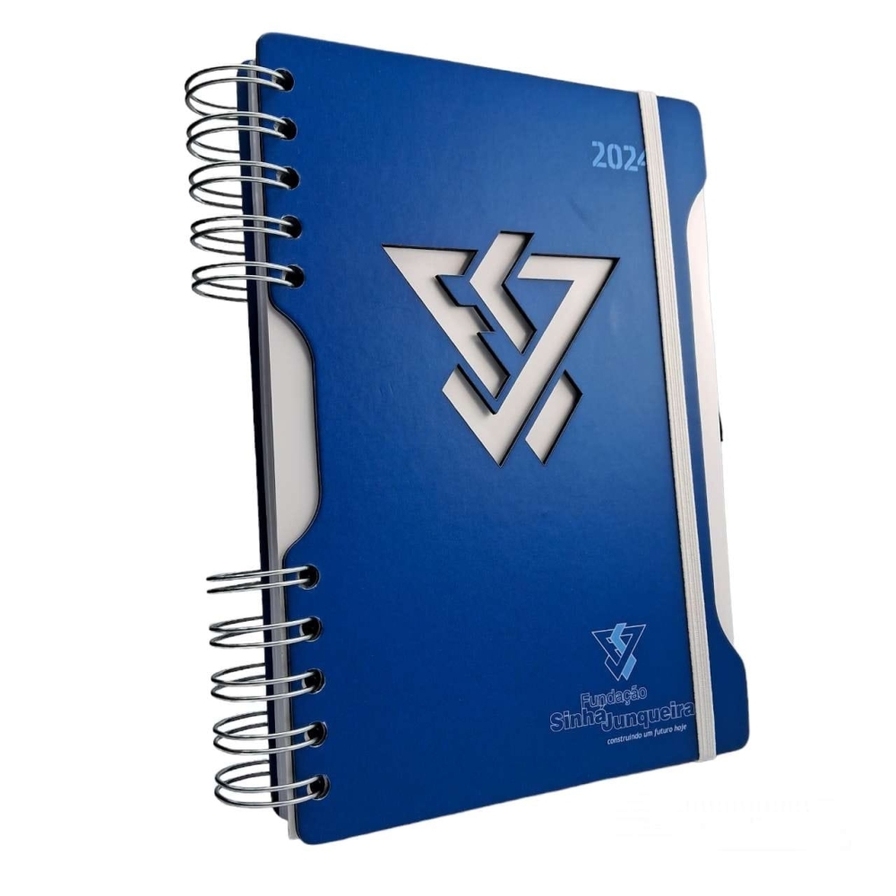 AGENDA DIÁRIA COM CAPA VAZADA E RECORTE-AGD008CA