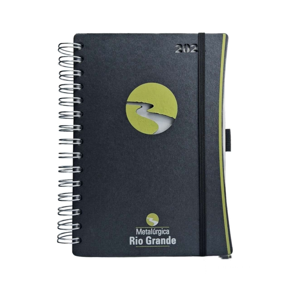 AGENDA DIÁRIA COM RECORTE E VAZADO