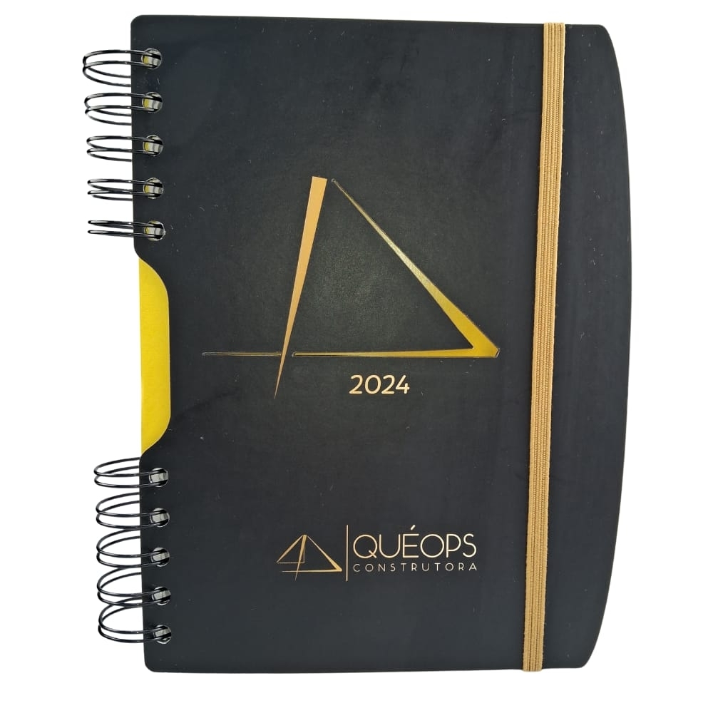 AGENDA DIÁRIA COM RECORTE E VAZADO