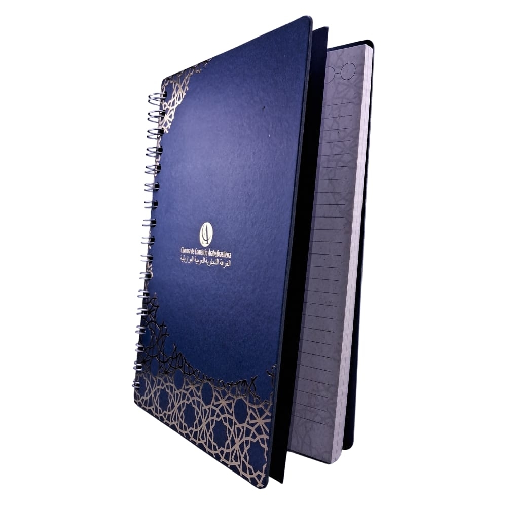 CADERNO CAPA BAIXO RELEVO