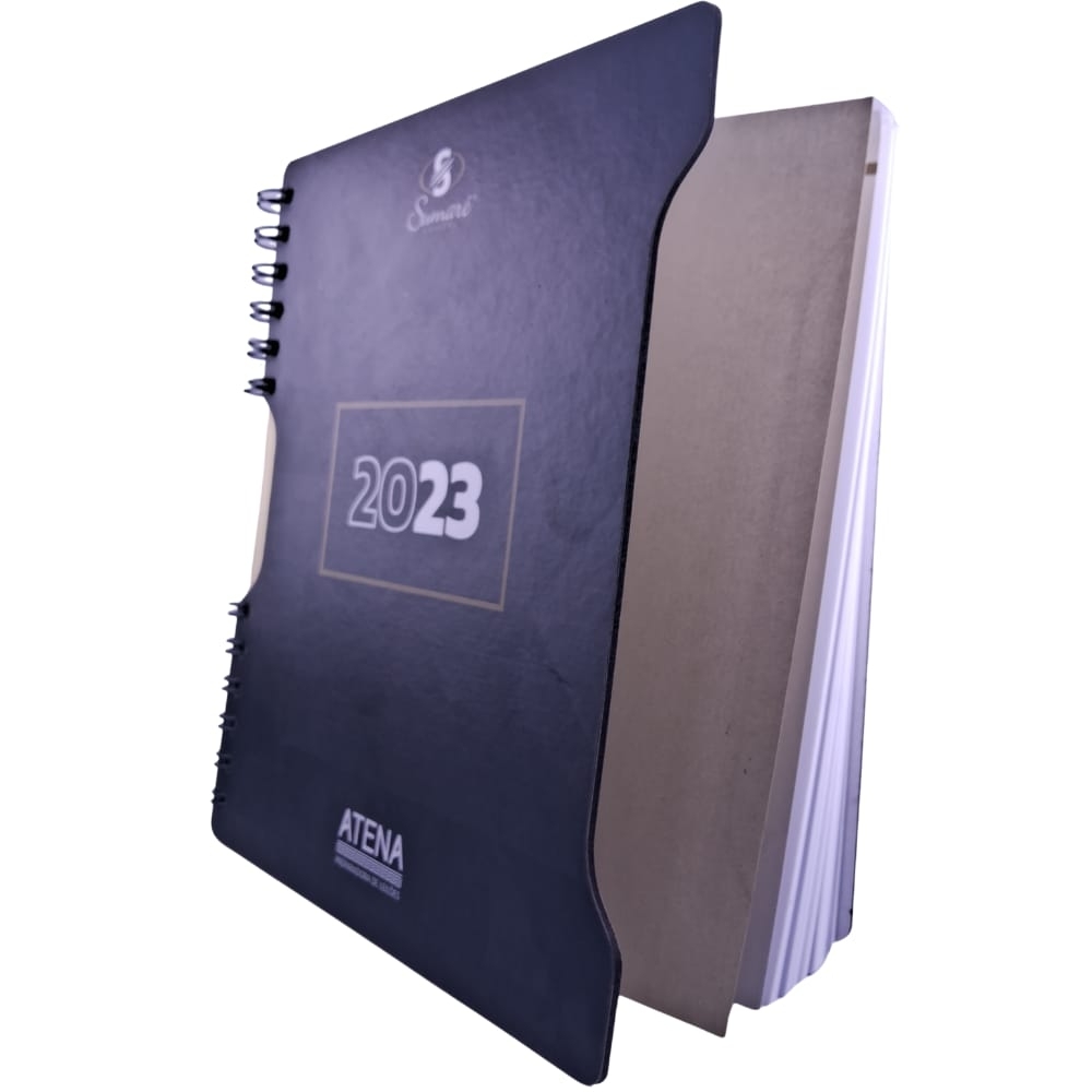 CADERNO QUADRADO COM RECORTE